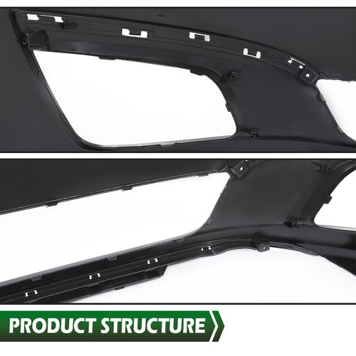 Solid Spare NEW Front Upper Bumper Cover Fascia Fit for 2014-2015 Kia Optima EX LX SX