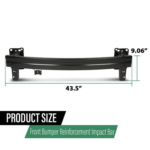 Solid Spare Fit For 11-2013 Hyundai Elantra 865303X000 Front Bumper Reinforcement Impact Bar