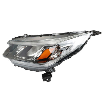 Solid Spare Halogen Headlight Assembly For Honda CR-V 2015-2016 Black Driver/LH W/DRL Front