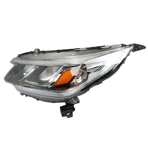 Solid Spare Halogen Headlight Assembly For Honda CR-V 2015-2016 Black Driver/LH W/DRL Front