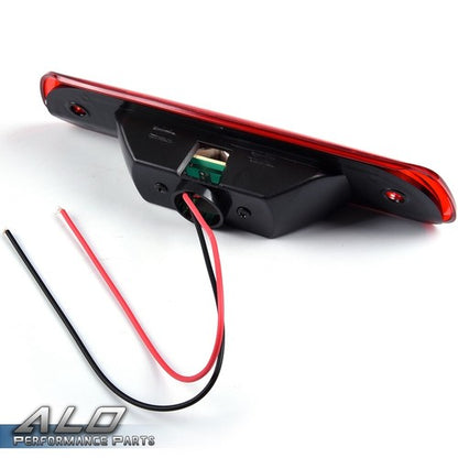 Solid Spare Fit For 99-04 Jeep Grand Cherokee Cargo Lamp Red 3D Third 3rd Brake Light