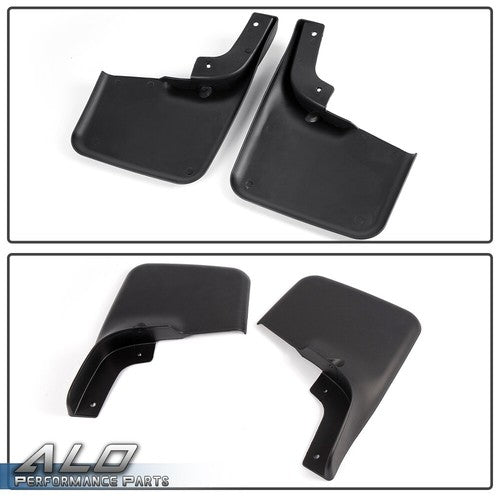 Solid Spare Front Rear Set Splash Mud Guards Flaps Fit for 04-14 Ford F-150 w/ Fender Flares