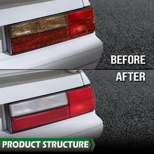 Solid Spare Fit For 87-93 Ford Mustang Fox Body LX Style Tail Light Taillamp Lens Right