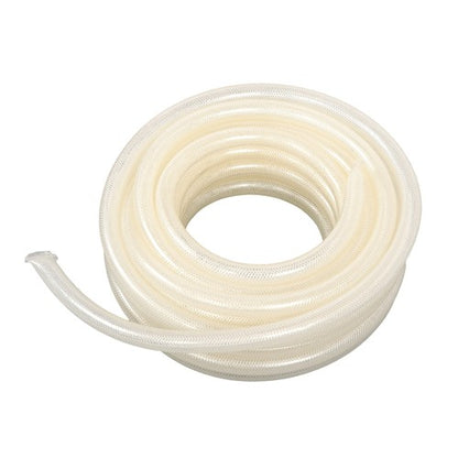 Solid Spare 3/4" ID x 1"OD 50ft Clear Braided PVC Hose High Pressure Reinforced Flexible New