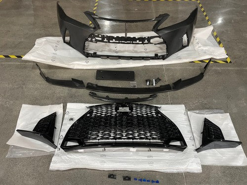 Fit Lexus IS250 IS350 06-13 Bumper Grill+Lip+Fog Light Conversion to 21+ F-Sport