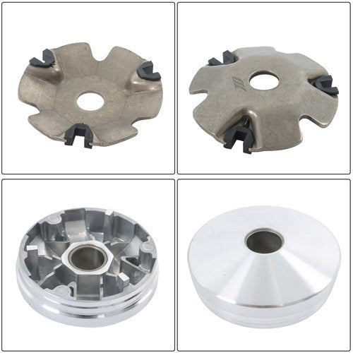 Solid Spare Variator Assembly Front Clutch QMB139 For Gy6 50cc 49cc Scooter Moped Dirt Bike