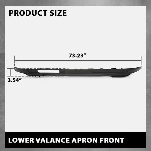 Solid Spare Fit For 16-19 Ford Explorer Front Air Dam Deflector Lower Valance FB5Z17626BA