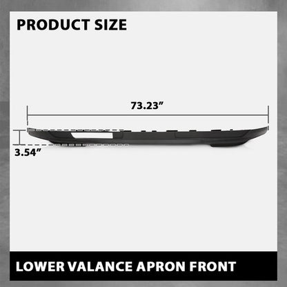 Solid Spare Fit For 16-19 Ford Explorer Front Air Dam Deflector Lower Valance FB5Z17626BA