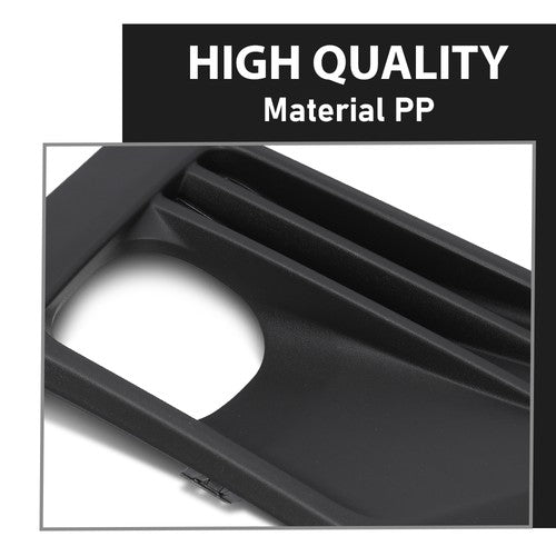 Solid Spare Front Bumper Fog Light Bezel Lamp Trim Left Side Fit For 2019-2024 Toyota RAV4