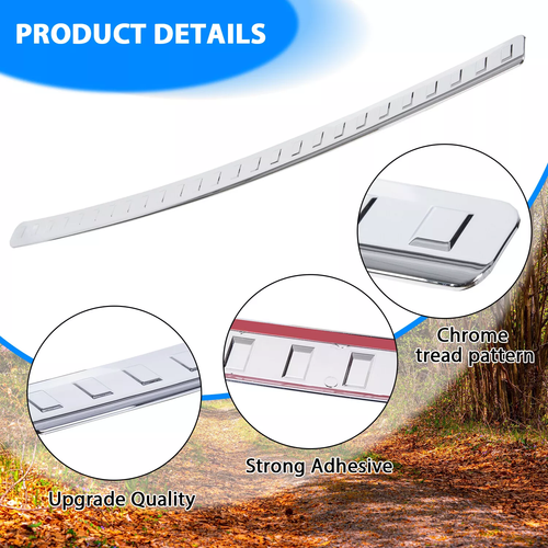 New Chrome Rear Bumper Protector Cover Scratch Exact For 2014-2020 Nissan Rogue
