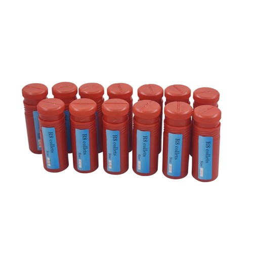 Solid Spare 13Pc Mill Chuck Holder R8 Collet Set 1/8-7/8" High Precision For Bridgeport.0006