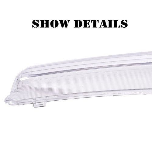 Solid Spare Fit For 99-02 Chevy Silverado 1500 2500 3500 Clear Headlight Replacement Lens