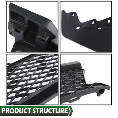 Solid Spare Fit For 2016-2021 Honda Civic Type R Style Front & Rear Bumper Cover Full Set