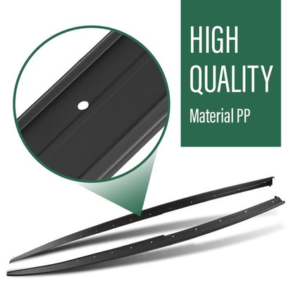 Solid Spare Fit For 12-18 BMW F30 F31 3 Series Sedan M Sport Side Skirt Extension Splitter