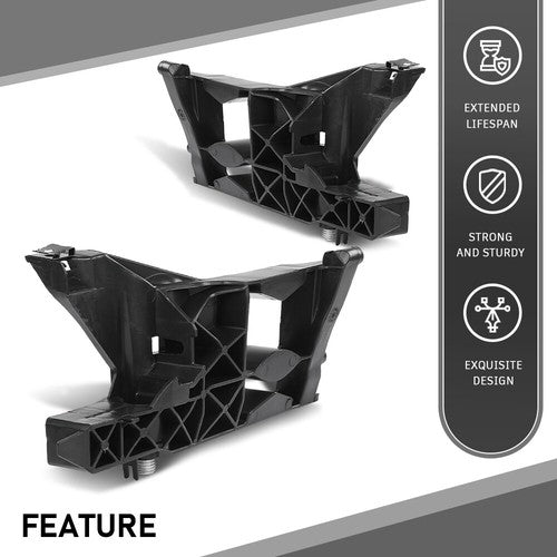 Solid Spare Fit For 12-18 Audi A7 A6 C7 Front Bumper Headlight Support Bracket Left+Right
