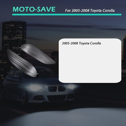 Solid Spare Left + Right For Toyota Corolla 2005-2008 Fog Light Lamps Cover Insert