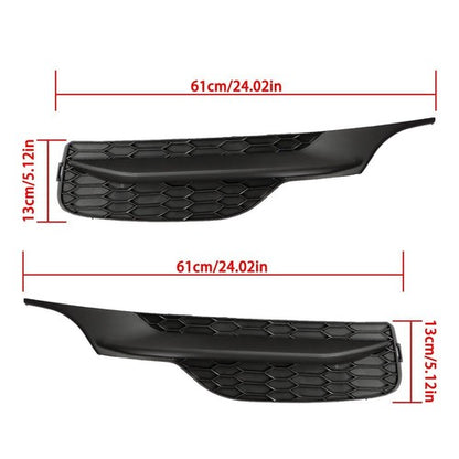 Solid Spare Fog Light Lamp Cover Bezel Set For 16-17 Honda Accord 2.4L/3.5L Left+Driver Side