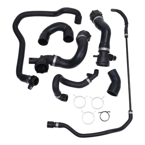 Radiator Coolant Water Hose Pipe Kit 7 Hoses For 2007-2011 BMW 128i 328i N51 E90