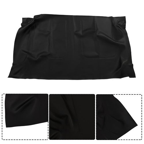 Solid Spare For Yamaha G29 / Drive Golf Cart Black Front Seat Bottom Cover 2007-2016