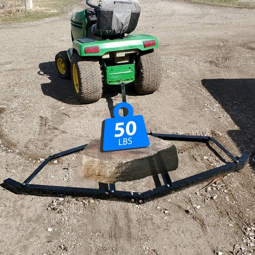 Solid Spare Tow Behind Drag Harrow for ATV UTV And Garden Lawn Tractor with 72" Width