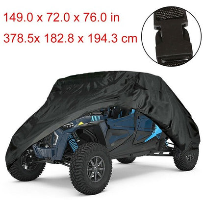Solid Spare For Polaris RZR XP 4 Turbo S NEW Double Row Seat Utility Vehicle Cover SXS USA