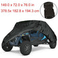 Solid Spare For Polaris RZR XP 4 Turbo S NEW Double Row Seat Utility Vehicle Cover SXS USA