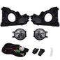 Solid Spare Front Bumper Lamps+Wiring+Switch Fit for Toyota Highlander 17-18 Clear Fog Light