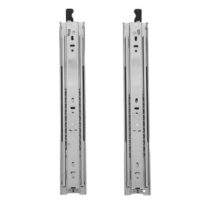 Solid Spare 1 Pair of 14" Locking Drawer Slides Full Extension & Lock 150 lb Load Capacity