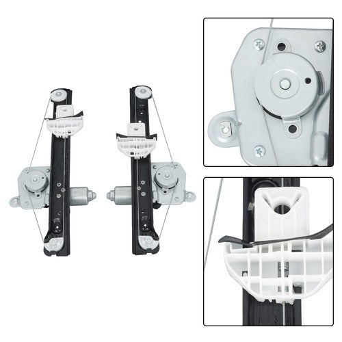Solid Spare 741-584 741-585 Electric Window Actuator Assembly RL&RR For FORD Focus 2000-07