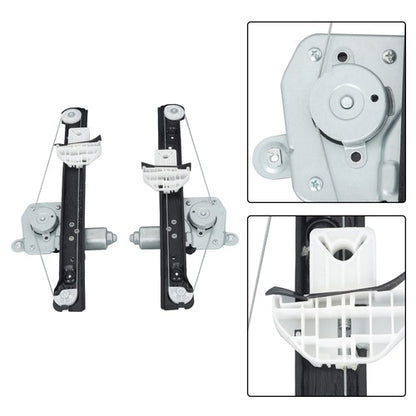 Solid Spare 741-584 741-585 Electric Window Actuator Assembly RL&RR For FORD Focus 2000-07