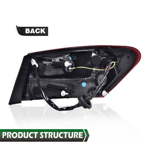 Solid Spare Left Driver Side Tail Light Fit For Chevy Malibu XL 16-22 Rear Brake Lamp Outer