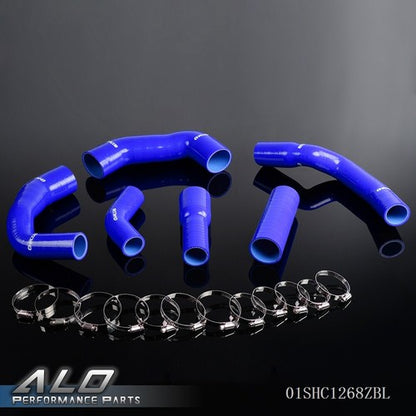 Solid Spare New Fit For FORD MONDEO TDCI 2.0 2.2 MK3 Silicone Radiator Hose Blue 18Pcs