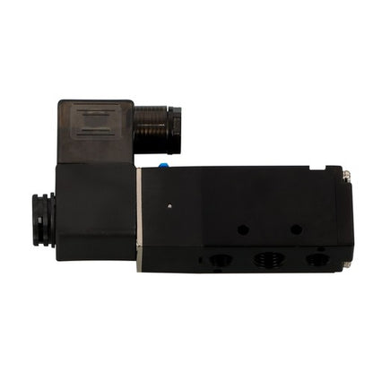 Solid Spare Solid Pneumatic Solenoid Valve 5 way 2 Position 1/4 in DC 24V Junction Box