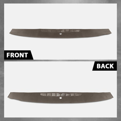 Solid Spare TPE Upper Dash Front Section Panel Brown Fit For 07-13 Chevrolet GMC Cadillac