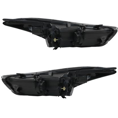 For 2014 2015 2016 Hyundai Elantra Headlights Assembly Left Right Pair w/ Bulbs