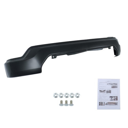 Solid Spare Brand New For GMC Sierra 1500 2019-2021 Split Style Black Front Bumper Face Bar