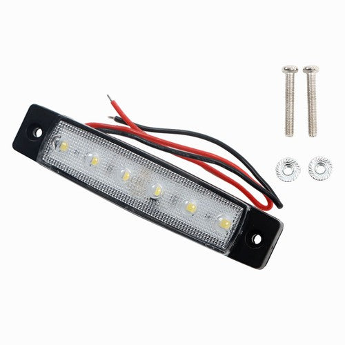 Solid Spare 10× Marine Boat 12V-24V 6 LED Lamp White Waterproof Light Stern Transom Lights