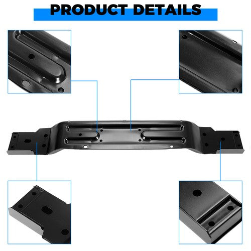 Solid Spare For Jeep Grand Cherokee WJ 99-04 Transmission Crossmember Skid Plate Guard Black