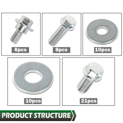 Solid Spare Fit For Kawasaki Kx60 Kx65 Kx80 Kx85 Kx125 Kx250 Kx500 Bodywork Bolt Kit