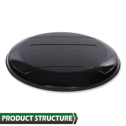 Solid Spare Fit For 20-23 Land Rover Defender Spare Tyre Tire Cover Wheel Cover Black