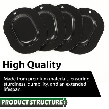 Solid Spare New 7PC Metal Trunk Floor Pan Drain Plug Plate Set Firebird Camaro GTO Chevelle