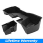 Solid Spare Underseat Storage Box For 14-19 Silverado Sierra 1500 2500HD Extended Double Cab