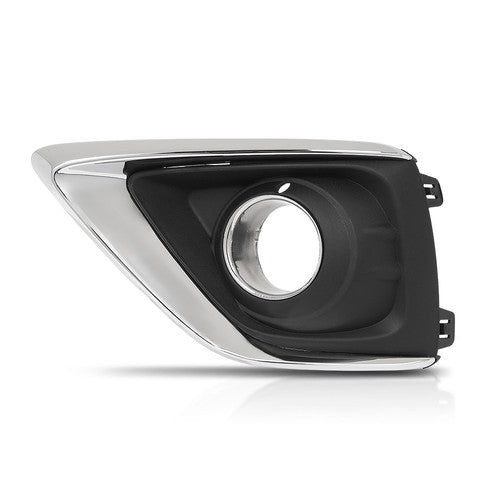 Solid Spare Fit For 2019-2020 Buick Envision Fog Light Bezel Lamp Cover w/ Chrome Trim Left