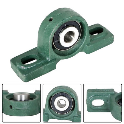 Solid Spare 2 Bolt 4 PCS UCP201-8 Solid Base Pillow Block Bearing 1/2" Bore Self Aligning