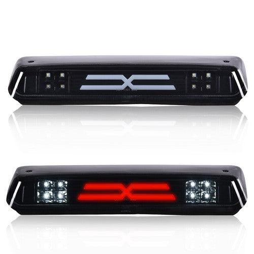 Solid Spare Fit For 04-08 Ford F150 F-150 3D LED Third Brake Tail Light Cargo Lamp Smoke