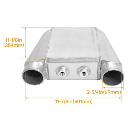 Solid Spare Air to Water Intercooler A/W IC 3" in For Jet Ski Sea Doo 11 7/8" X 11 1/8"