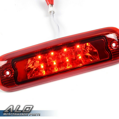 Solid Spare Fit For 97-01 Jeep Cherokee LED 3rd Third Brake Tail Light Cargo Lamp Red