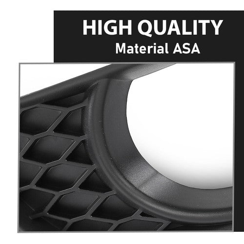 Solid Spare Fit For 2010-2015 Audi Q7 Sportback Front Bumper Fog Light Bezel Lamp Trim Right