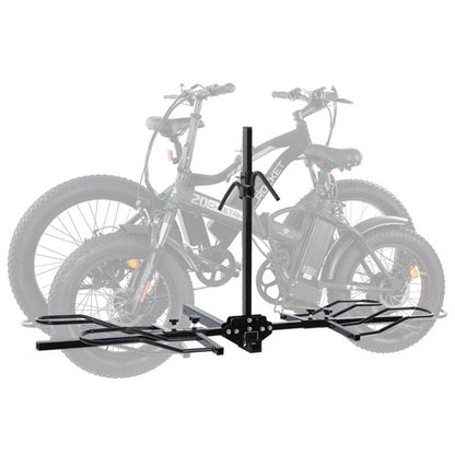 Solid Spare Foldable 2 Bike Rack Floor Stand Parking Hitch Mount Fat Tire Electric Bicycle