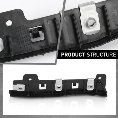 Solid Spare Fit For 2017-2019 Ford Escape Front Bumper Retainer Bracket Left+Right Side